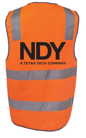 NDY HI VIS (D+N) SAFETY VEST Orange