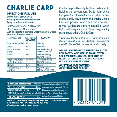 Charlie Carp 1 Litre All Purpose Fertiliser
