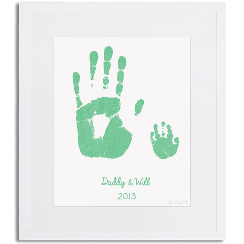 Father & Child Handprints