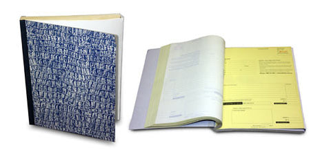 A5 NCR Carbonless Books Triplicate Books, 50 sets per book Full Colour Print CMYK