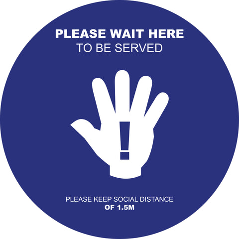 Social Distancing Floor Decals Design 3