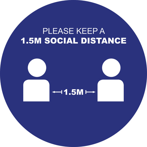 Social Distancing Floor Decals Design 4