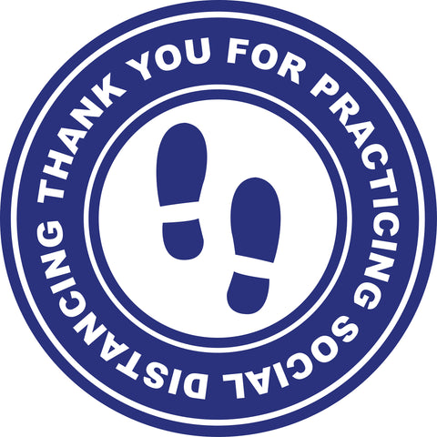 Social Distancing Floor Decals Design 7