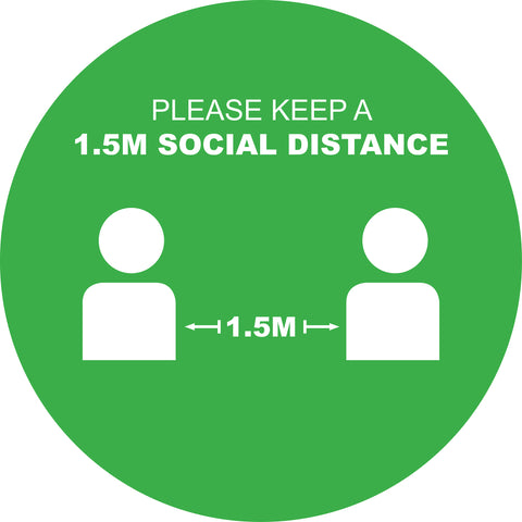 Social Distancing Floor Decals Design 4