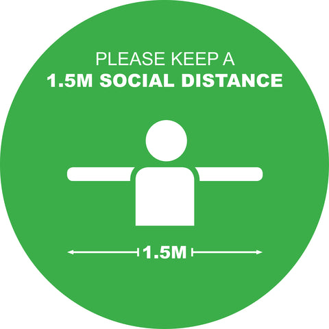 Social Distancing Floor Decals Design 5