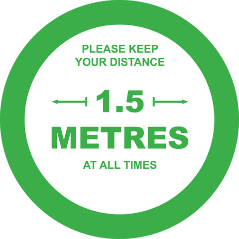 Social Distancing Floor Decals Design 6