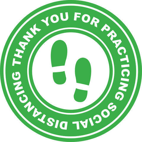 Social Distancing Floor Decals Design 7