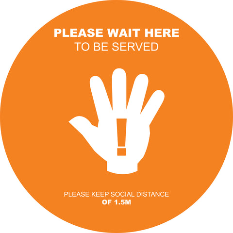 Social Distancing Floor Decals Design 3