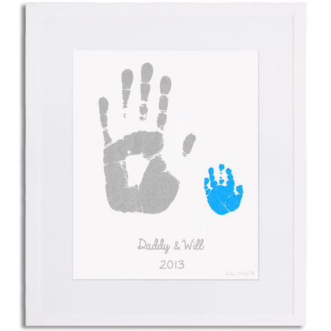 Father & Child Handprints
