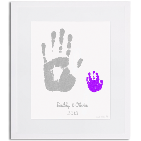 Father & Child Handprints